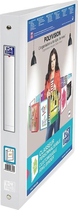 Actual product image Elba Presentation ring binder POLYVISION, 30 mm, assorted made of PP, DIN A4, 4-ring zip mechanism (A4, 30 mm, 12 Piece)