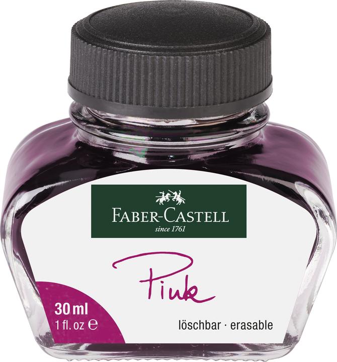 Actual product image Faber-Castell FABER-CA. Ink glass 30ml 149856 pink (ink cartridges, Pink)