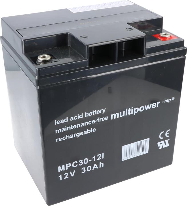 Produktbild Multipower Akku MP30-12C mit M6 Schraubanschluss (12 V, 30 Ah)