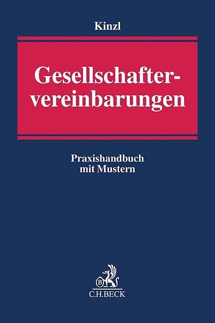 Image du produit Gesellschaftervereinbarungen (Allemand, Ulrich-Peter Kinzl, 2020)