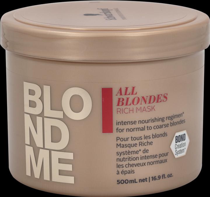 Produktbild Schwarzkopf Professional Blondme - All Blondes Rich Mask (500 ml)
