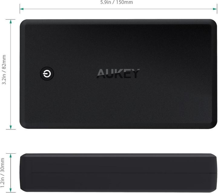 Image du produit Aukey Powerbank PB-Y7 (30000 mAh, 111 Wh)