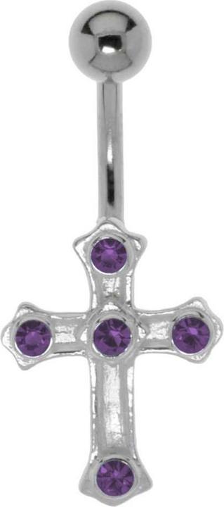 Immagine prodotto Bijouteria Piercing ventre (Acciaio chirurgico 316L, Vetro (di orologio), Argento 925)