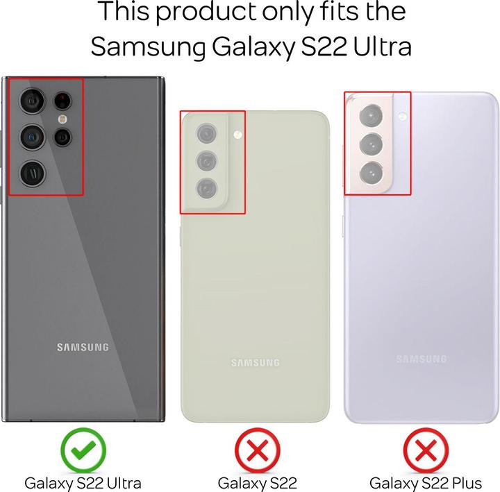 Immagine prodotto Nalia Copertura chiara a 360 gradi (Samsung Galaxy S22 Ultra)