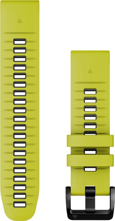 Produktbild Garmin Silikonarmband, Quickfit, 22mm, electric lime/Graphite (22 mm, Silikon)