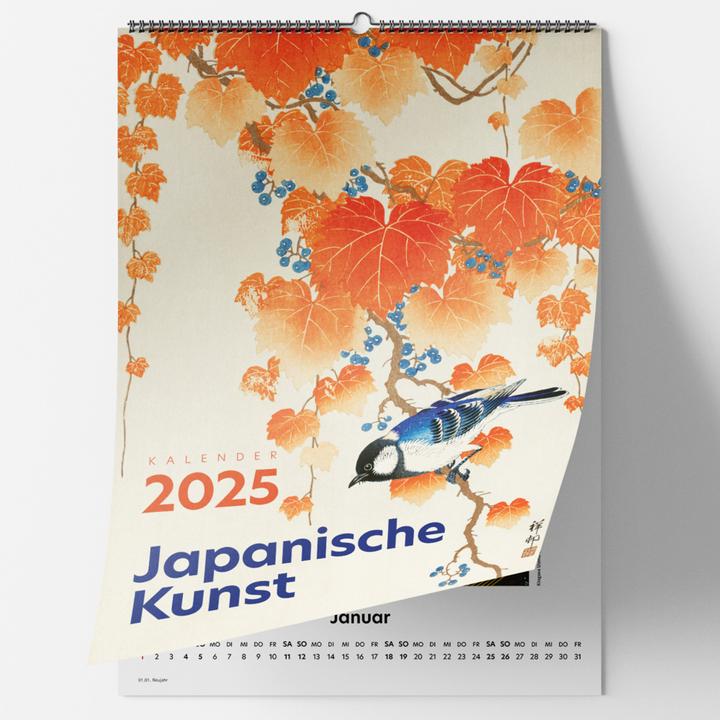 Produktbild Japanische Kunst. Wandkalender 2025 (Harter Einband, Deutsch)