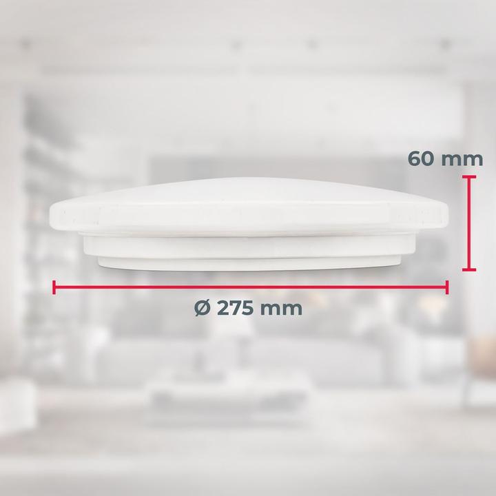 Produktbild B.K.Licht LED-Deckenleuchte, Sternenhimmel weiss, IP44 (1300 lm)
