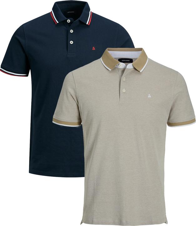 Jack & Jones 2er Pack Paulos - Slim Fit Poloshirt