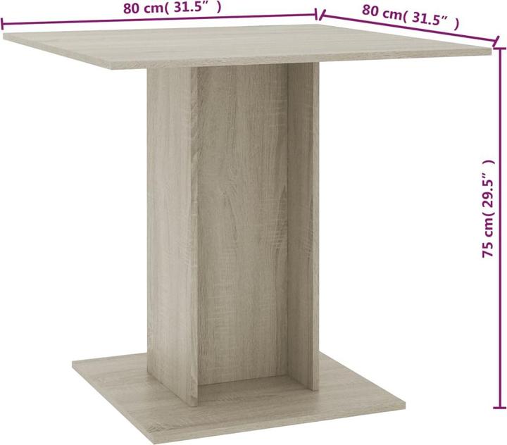 Produktbild VidaXL Meldan (80 x 80 x 75 cm)