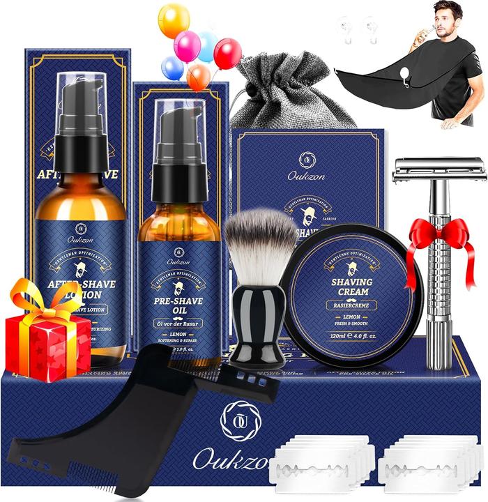 Immagine prodotto Oukzon Set per la cura della barba (120 ml)