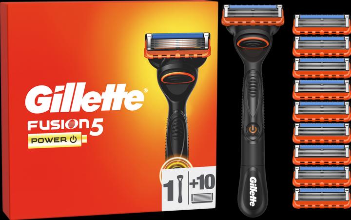 Produktbild Gillette FUSION Power, 10 blades + handle