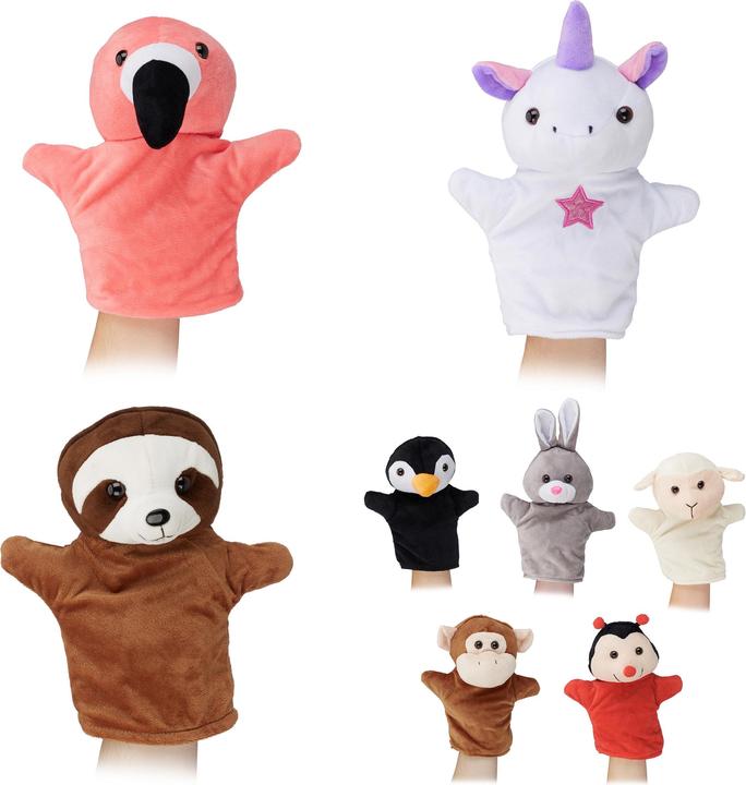 Produktbild Relaxdays Handpuppen