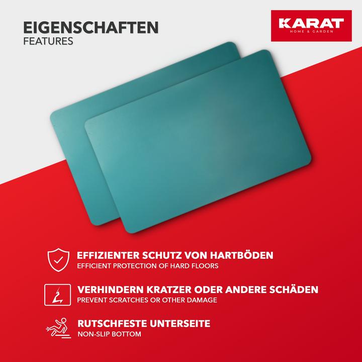 Image du produit Karat Tapis de protection du sol Color (114 x 150 cm)