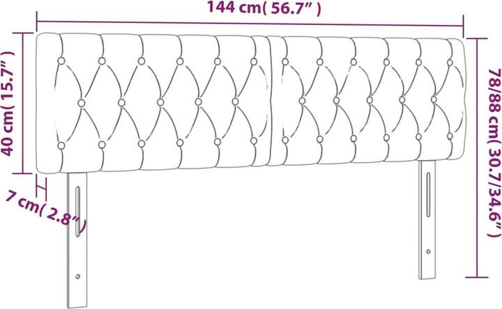 Produktbild VidaXL Lea (144 x 7 x 88 cm)