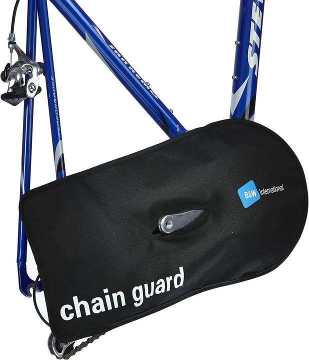 Actual product image B&W International Chain Guard chain and derailleur protection