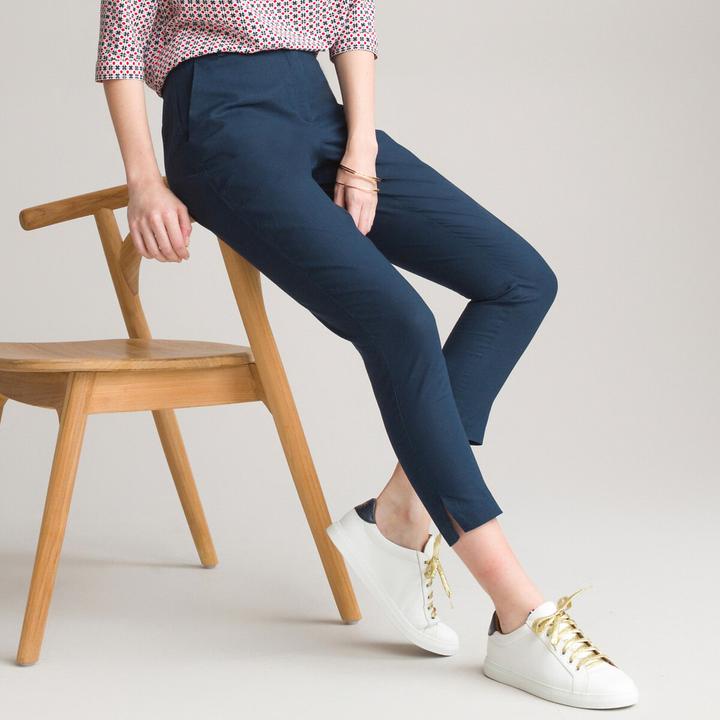 Actual product image Anne Weyburn 7/8 trousers in linen/cotton (24)