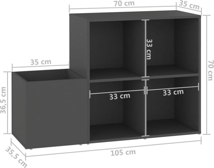 Actual product image VidaXL Kamila (105 x 35.5 x 70 cm)
