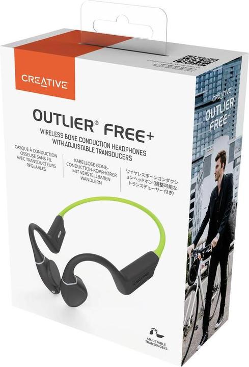 Image du produit Creative Słuchawki kostne Outlier FREE Plus GR (10 h, Sans fil)