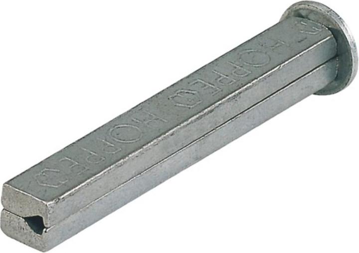 Produktbild Hoppe Vierkantstift I-Profilstift Vierkant 10 x 100 mm Eisen verzinkt geteilt
