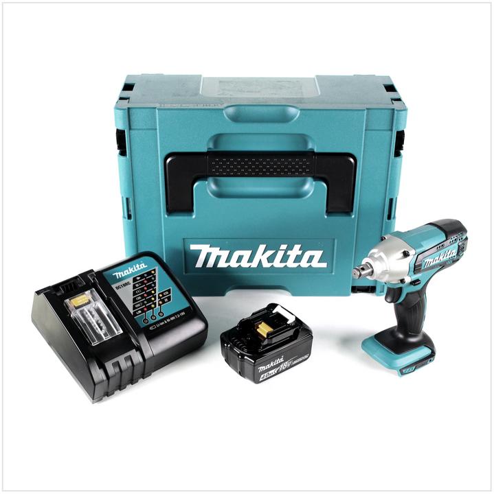 Produktbild Makita DTW 190 RM1J 18V Li-Ion Akku Schlagschrauber im Makpac - mit 1x BL 1840 B 4,0 Ah Akku mit LED (Akkubetrieb)