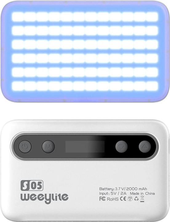 Produktbild Weeylite S05 portable pocket RGB Light White