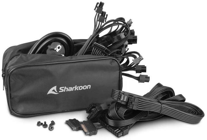 Produktbild Sharkoon REBEL P30 Gold 1000W ATX3.0 (schwarz, 4x PCIe, Kabel-Management, 1000 Watt) (1000 W)