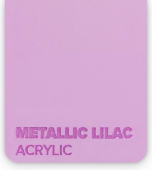 Produktbild flux Acrylglasplatte - Beambox - Metallic Lilac (37.50 cm, 40 cm)