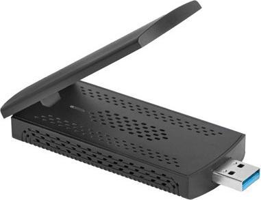 Produktbild Lanberg BEZPRZEWODOWA KARTA SIECIOWA WIFI NC-3000-WI USB 3.0 AX3000 TRI-BAND 2 WEWNĘTRZNE ANTENY