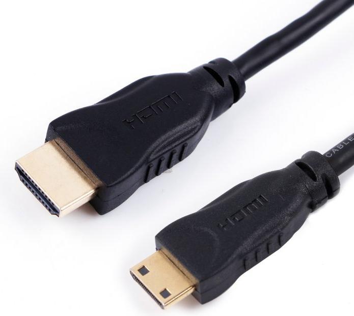 Actual product image MicroConnect mini HDMI (Typ C) — HDMI (Typ A) (5 m, HDMI)