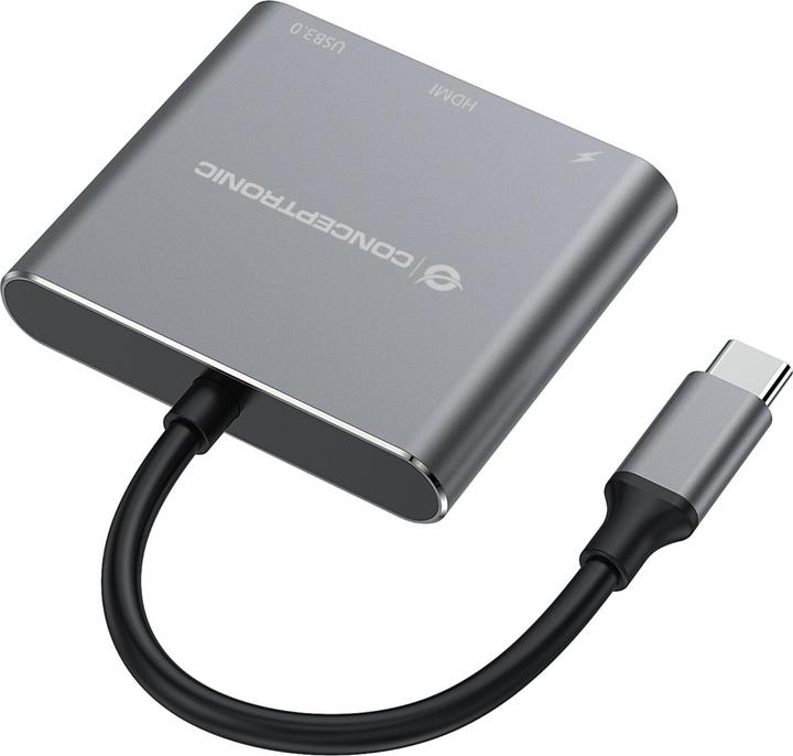 Produktbild Conceptronic USB Typ-C zu (USB Typ-C, USB-A, HDMI, 25 cm)