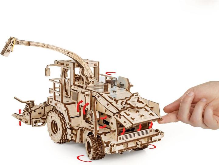 Image du produit Eco Wood Art Kit de maquette 3D en bois - Ensileuse automotrice (Gomeslmash) FS 80 Pro