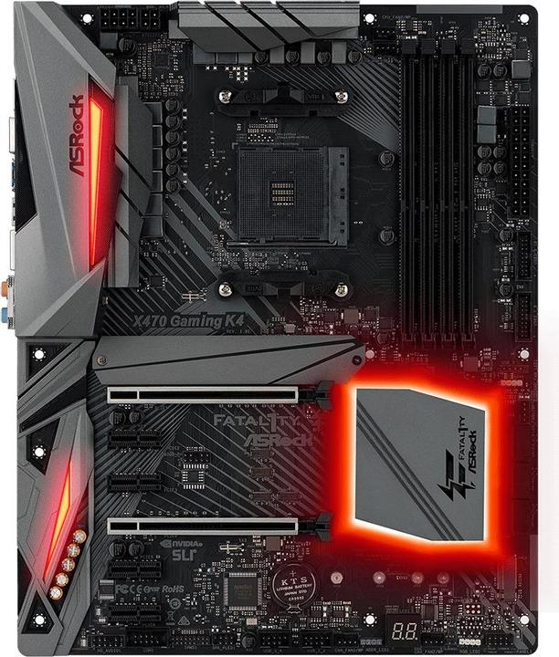 Produktbild AsRock Fatal1ty X470 Gaming K4 (AM4, AMD X470, ATX)