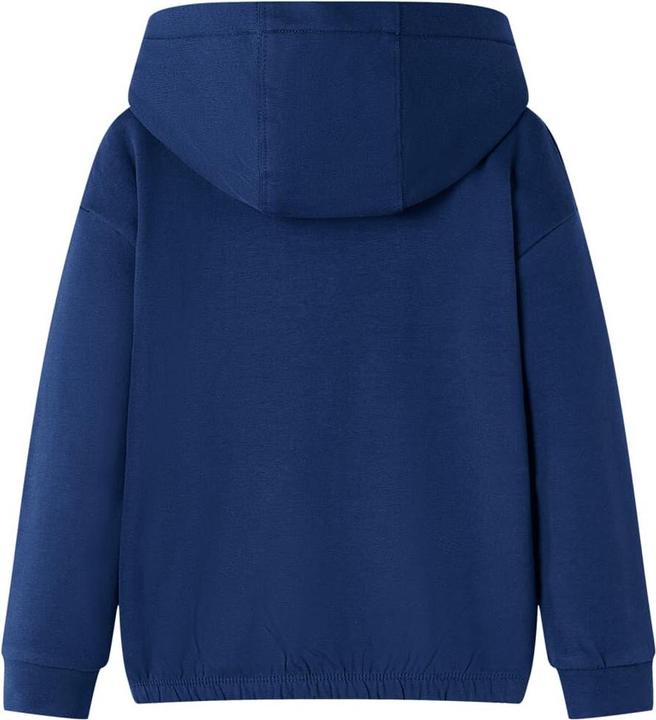 Immagine prodotto VidaXL Felpa con cappuccio per bambini blu navy 128,Materiale: 95 (128)