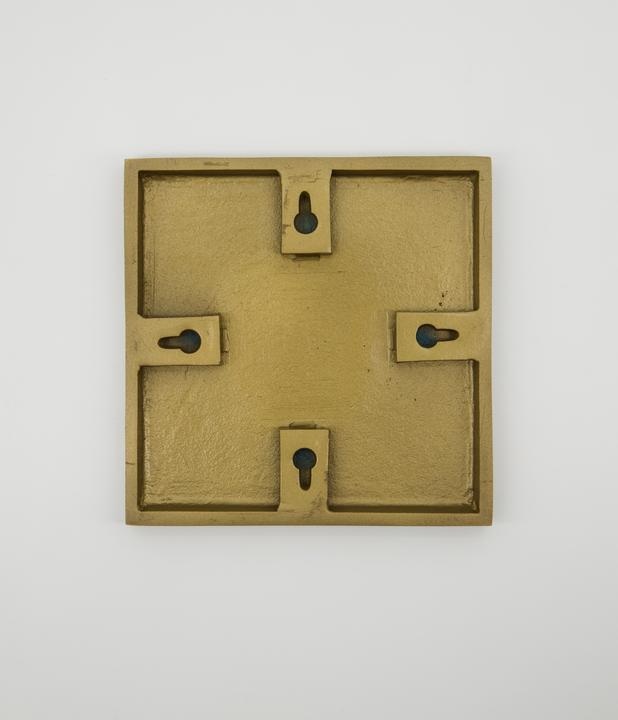 House Doctor Wandobjekt, HDList, Antik-Gold (20 x 20 x 1.5 cm)