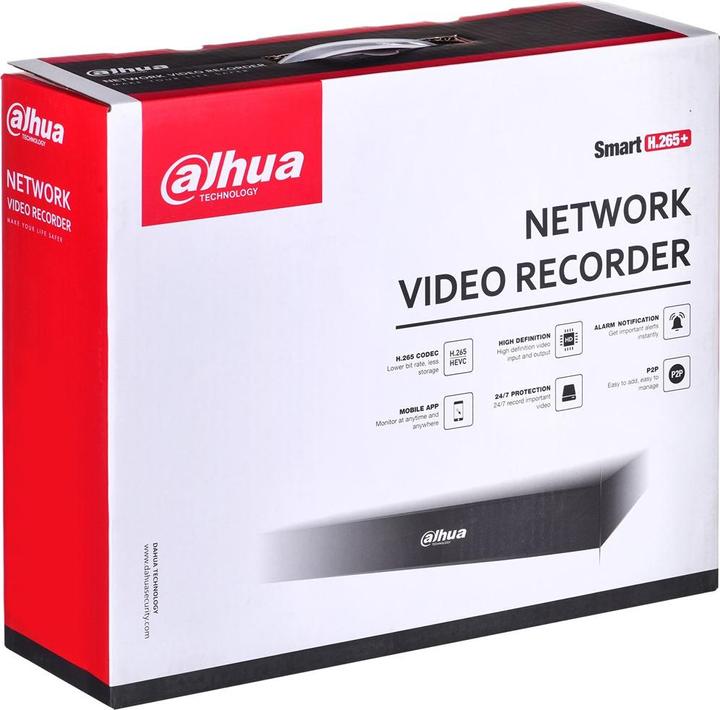 Actual product image Dahua Lite NVR2108HS-8P-S3 network video recorder 1U Black (Network Video Recorder (NVR))
