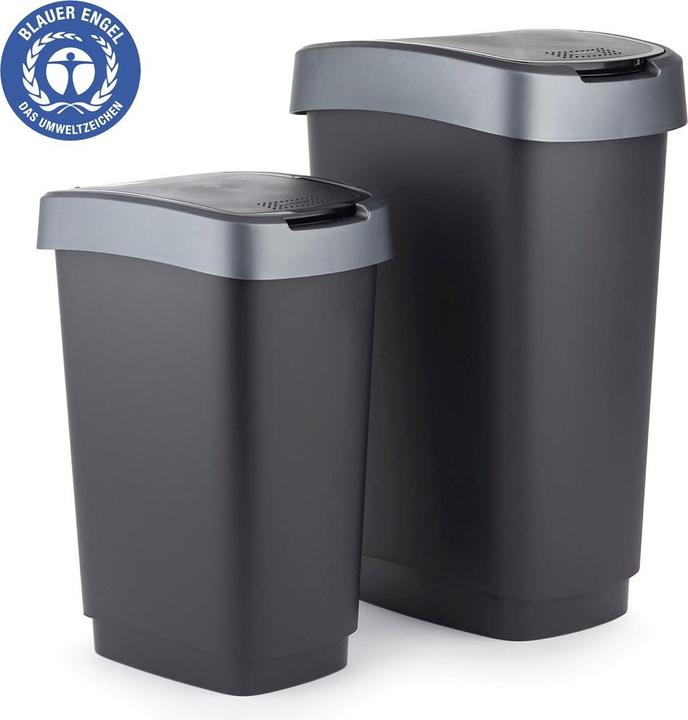 Produktbild Rotho Müllsack Twist 25L schwarz dunkelgrün (25 l)