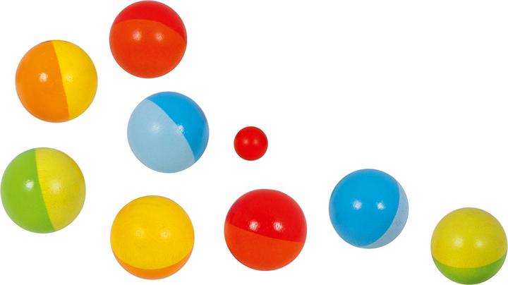 Goki Boule Spiel inklusive Baumwollbeutel (9 x, 60 mm)