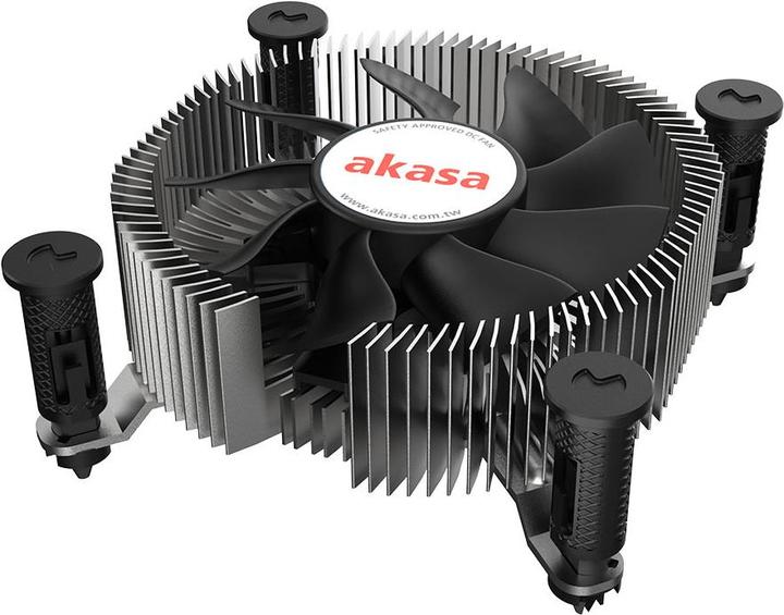 Actual product image Akasa AK-CC6602HP01 Low Profile CPU Cooler - Socket LGA 1700, 30 mm height (29.92 mm)