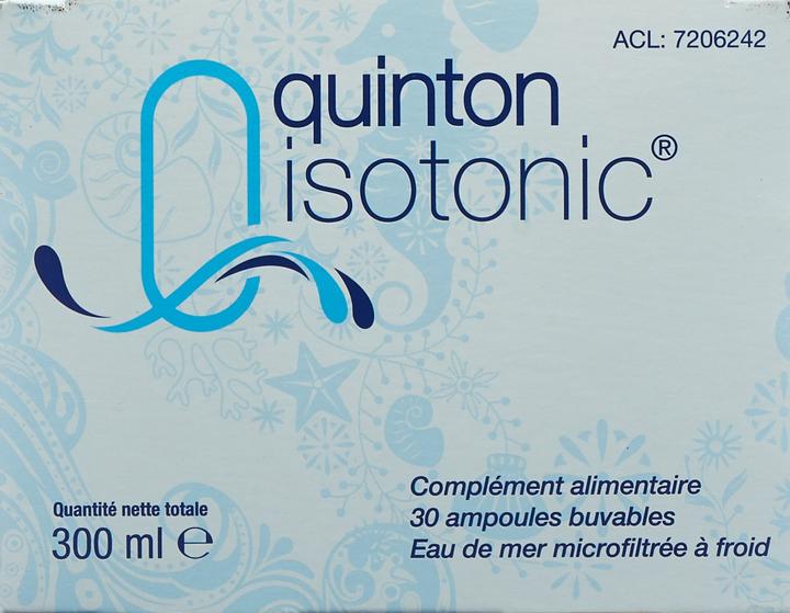 Actual product image Quinton Isotonic 9g/l Drinkamp (30 Piece, Ampoule, 522 g)