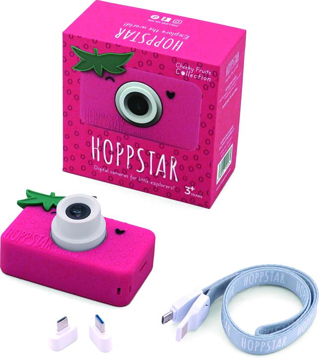 Actual product image Hoppstar Rookie Kids Digital Camera 3 + strawbella