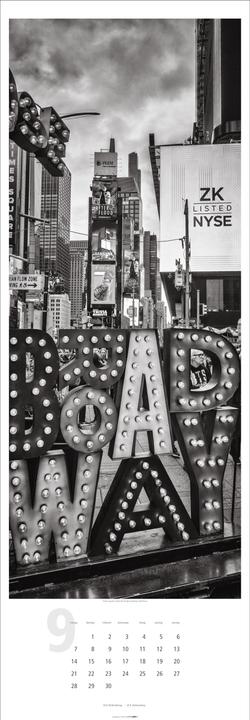 Actual product image New York XXL Kalender 2026 (34 x 98 cm, German)