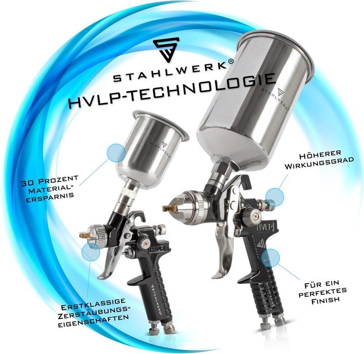 Image du produit Stahlwerk Gobelet à peinture en aluminium 600 ml pour pistolet à peinture