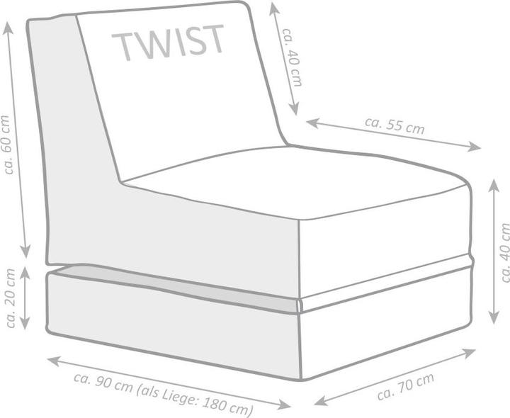 Actual product image Sitting Point twist