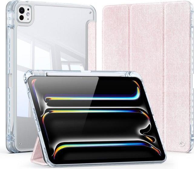 Actual product image iPad Pro 11 (2024) - Ducis Unid Series, aufstellbares Flip-Etui, Pink (iPad Pro 11 2024 (5th gen))