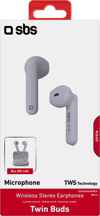 Actual product image SBS Twin Buds with Microphone (2.50 h, Wireless)