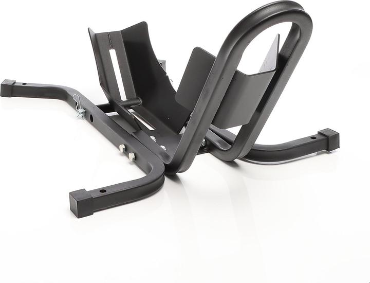 Actual product image XPOtool Motorcycle Front Wheel Chock 17-21” Tyres 90-130mm Motorbike Stand for Transport or Storage