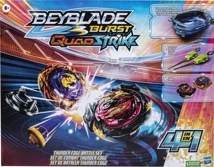 Produktbild Hasbro Beyblade Burst Quad Strike Thunder Edge Battle Set (Multilingual)