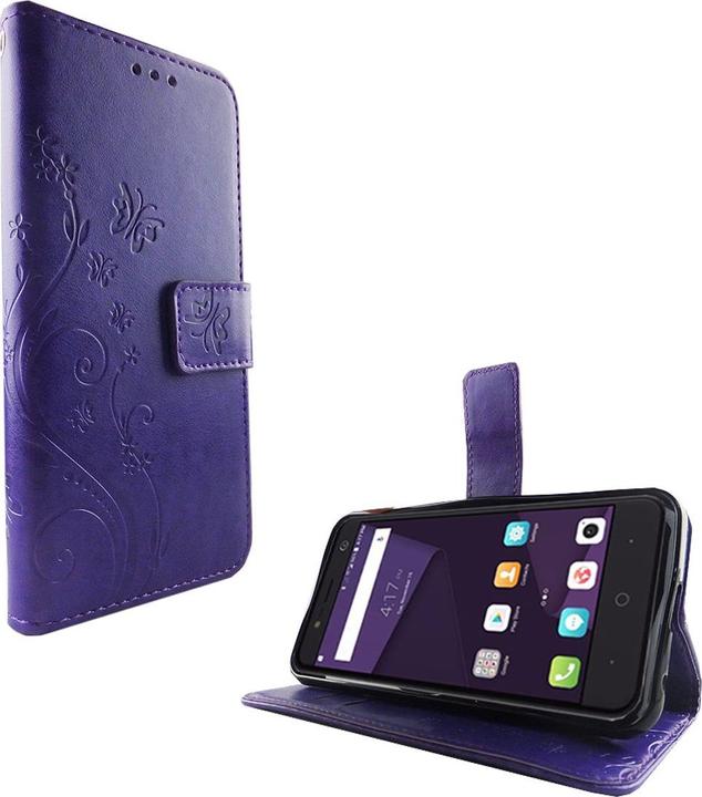 Produktbild König Design Hülle Handy Schutz für ZTE Blade V8 Lite Case Cover Tasche Wallet Etui Bumper (ZTE Blade V8 Lite)
