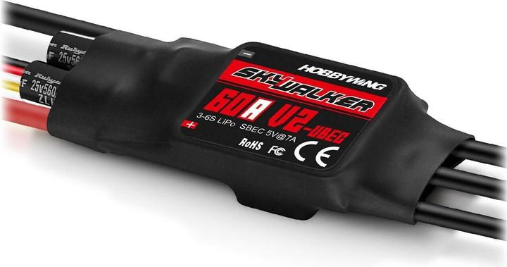 Immagine prodotto Hobbywing Skywalker V2 60A 3-6s, 7A BEC