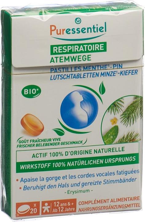 Puressentiel Lutschtablette Atemwege Minze-Kiefer Lutschtabl (20 Stück)